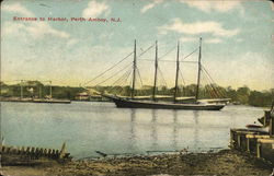 Entrance to harbor Postcard