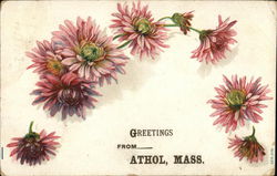 Greetings from Athol, Mass. Massachusetts Postcard Postcard Postcard