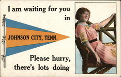 I Am Waiting For You in Johnson City Postcard