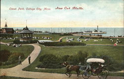 Ocean Park; now Oak Bluffs Massachusetts Postcard Postcard Postcard