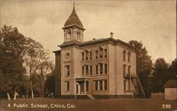 Public School Chico, CA Postcard Postcard Postcard