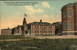 Pennsylvania State Homeopathic Asylum for the Insane Allentown, PA Postcard Postcard Postcard