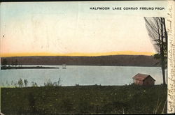 Halfmoon Lake Conrad Freund Prop. Tusten, NY Postcard Postcard Postcard