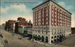 Main Street Looking East from Phymouth Ave. Postcard