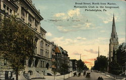 Broad Street, North from Master Postcard