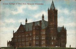 Crouse College of Fine Arts, Syracuse Univerity New York Postcard Postcard Postcard