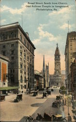 Broad Street South from Cherry Philadelphia, PA Postcard Postcard Postcard