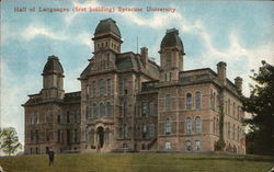 Hall of Languages, Syracuse University Postcard