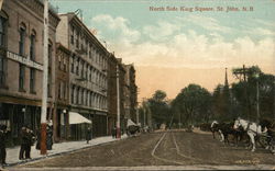 North Side King Square Saint John, NB Canada New Brunswick Postcard Postcard Postcard