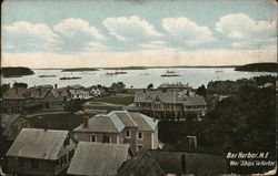 War Ships in Harbor Postcard