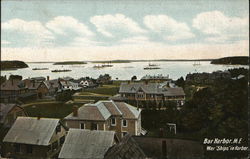 War Ships in Harbor Postcard