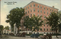 New Augusta House Maine Postcard Postcard Postcard