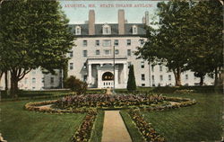 State Insane Asylum Postcard