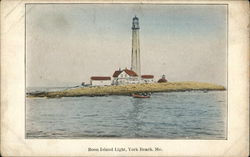 Boon Island Light York Beach, ME Postcard Postcard Postcard