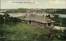 York Harbor Beach Maine Postcard Postcard Postcard