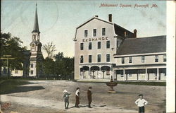 Monument Square Postcard