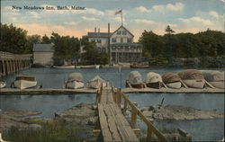 New Meadows Inn Bath, ME Postcard Postcard Postcard