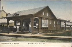 Post Office York Beach, ME Postcard Postcard Postcard