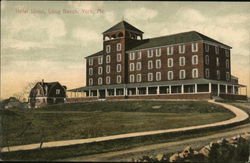 Hotel Iduna, Long Beach York, ME Postcard Postcard Postcard