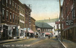 Central Street Bangor, ME Postcard Postcard Postcard