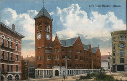 City Hall Bangor, ME Postcard Postcard Postcard