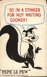 Pepe Le Pew Cartoons Postcard Postcard