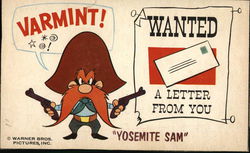 Yosemite Sam Cartoons Postcard Postcard