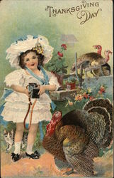 Thanksgiving Day Children Postcard Postcard Postcard