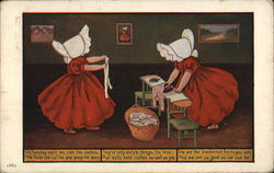 On Tuesday Morn Sunbonnet Babies Postcard Postcard Postcard