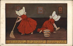 Sunbonnet Twins Postcard