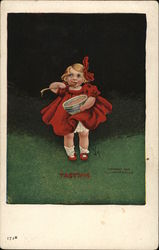 Tasting Children Postcard Postcard Postcard