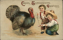 Cordial Thanksgiving Greetings Postcard