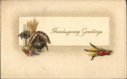 Thanksgiving Greetings Turkeys Postcard Postcard Postcard