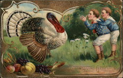 Thanksgiving Greetings Turkeys Postcard Postcard Postcard