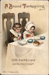 A Blessed Thanksgiving Postcard