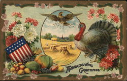 Thanksgiving Greetings Postcard