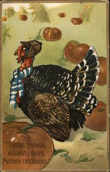 Thanksgiving Turkeys Postcard Postcard Postcard