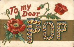 To My Dear Pop Postcard