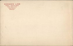 Oceanic Line Postcard