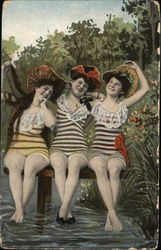 Bathing Ladies Postcard