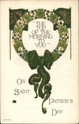 The Top Of The Morning To You On Saint Patrick's Day Postcard