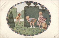 Hide and Seek Children Postcard Postcard