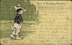 This Is No Fish Story Comic, Funny Postcard Postcard Postcard