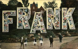 Frank Names Postcard Postcard Postcard