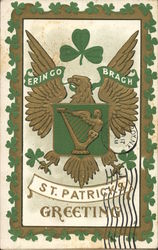 St. Patrick's Greetings Postcard