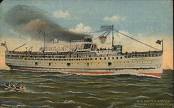 S.S. United States Postcard