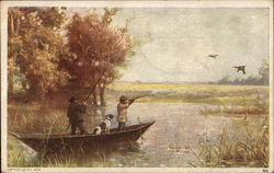 Duck Hunting Postcard