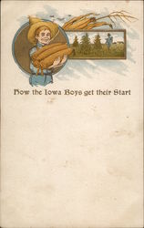 How The Iowa Boys Get Their Start Farming Postcard Postcard Postcard