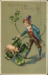 Good Fortune on St. Patrick's Day Postcard