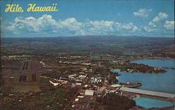 Aerial View of Hilo, Hawaii Postcard Postcard Postcard